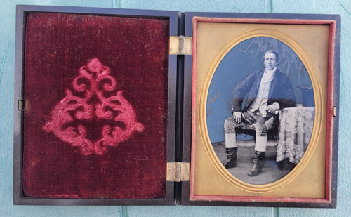 Victorian antique ambrotype - victorian,