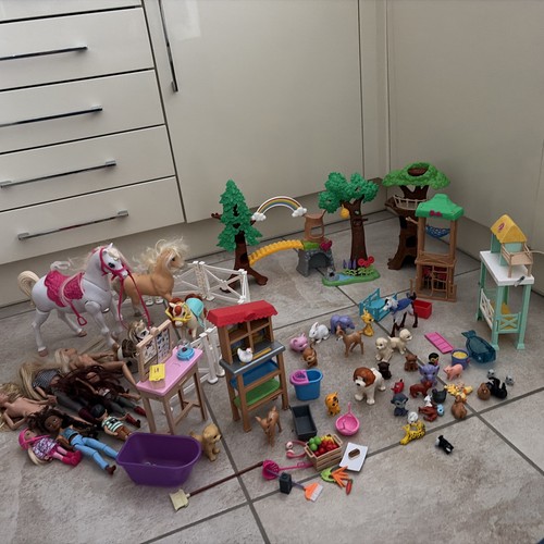 Barbie dolls horses safari - barbie,