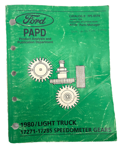 1980 ford parts manual
