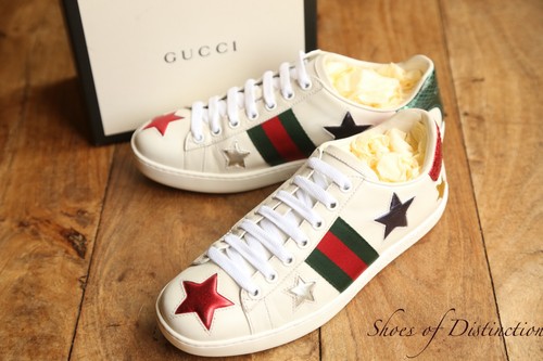Gucci ace red heart white - heart,