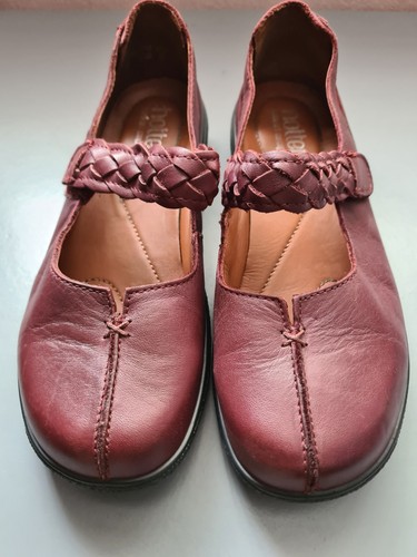 Hotter hippy burgundy shoes - hippy,