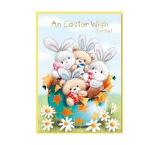 Easter Wish Kids Greeting Card