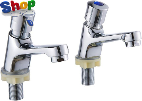 Bathroom basin taps - bathroom,
