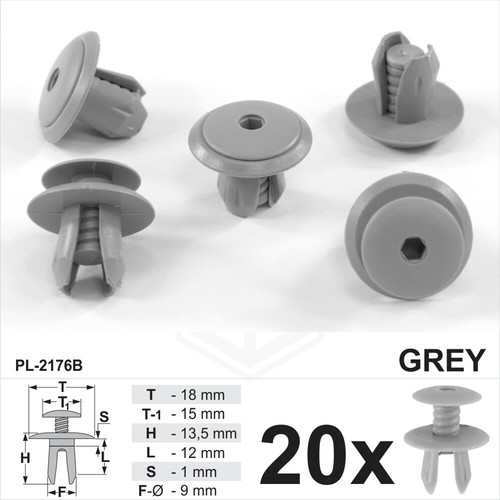 Grey door panel - 20,