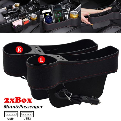 Dual usb car seat - dual, organizer