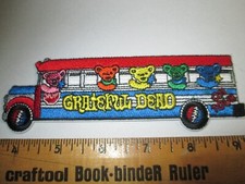 Grateful Dead Tour Bus With Bears Patch C&D Visionary  Music Rock Band 