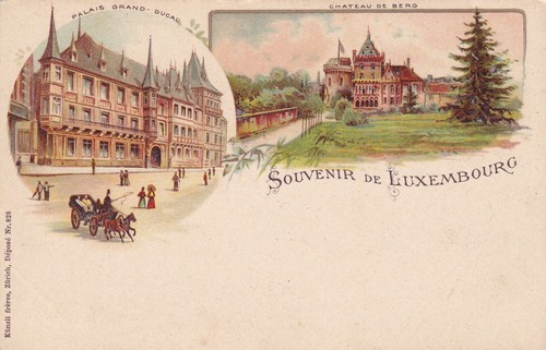 C3785 souvenir luxembourg - c3785-souvenir, de