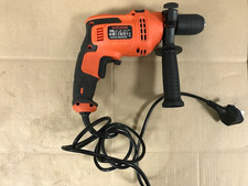 Black+Decker 500W Electric Hammer Drill Powerful 0-49 300 BPM BEH200GB