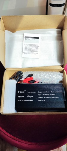 Foval inverter 12v - 12v, 1500w