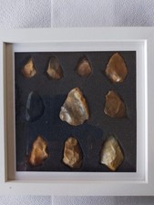 Stone age flint tools, Neolithic and Mesolithic from various locations in the UK
