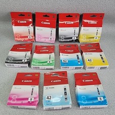 11 Canon Pixma Chroma life Ink Cartridges Bundle New Sealed Unused Job Lot