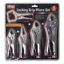 Locking Grip Pliers Set 5