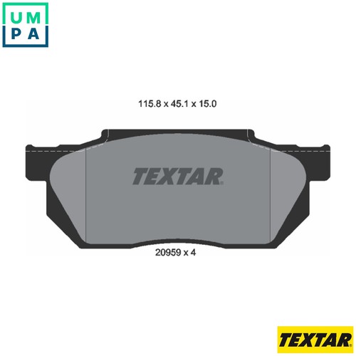 Brake pad set disc - brake,