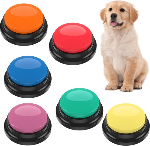 6pcs dog talking button - 6pcs,