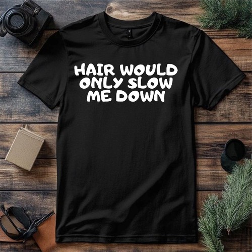 Funny bald men shirt - men, hair