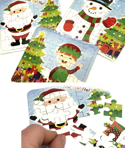 Jigsaws santa snowman elf - santa,