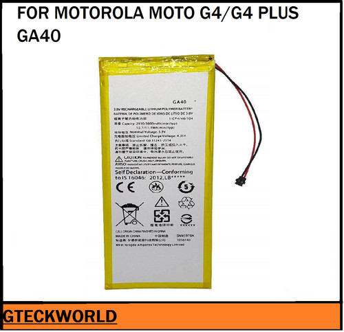 Battery ga40 motorola moto - battery,