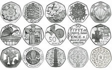 Fifty Pence 50P English Proof Uncirculated Coins Choice of Year 