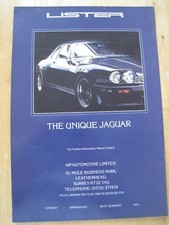 LISTER THE UNIQUE JAGUAR WP