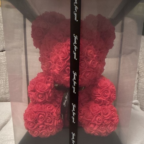Red rose teddy - red,