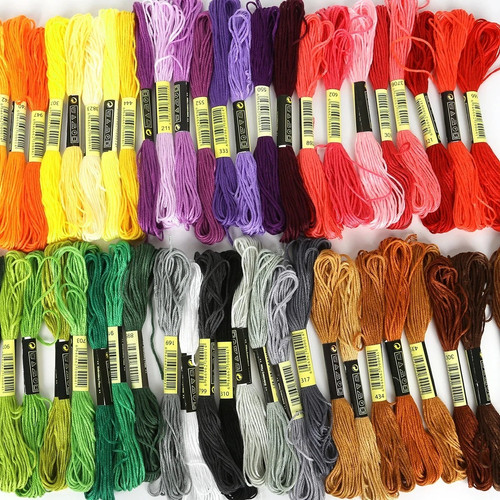 8pcs multicolor similar dmc - 8pcs,