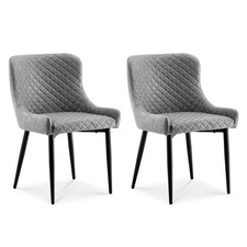 2x Luxury Dining Chair PU Faux