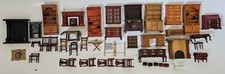 Large Job Lot of 1:12 Nice Good Quality Dolls House Wooden Furniture 1/12 Scale