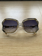 Ted Lapidus Paris TL 10 Vintage Sunglasses Oversized Butterfly Square Frame