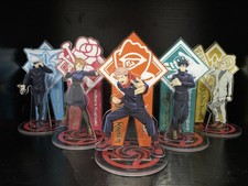 Jujutsu Kaisen Acrylic Stands Itadori, Nobara, Megumi, Goji And Nanami Full Set