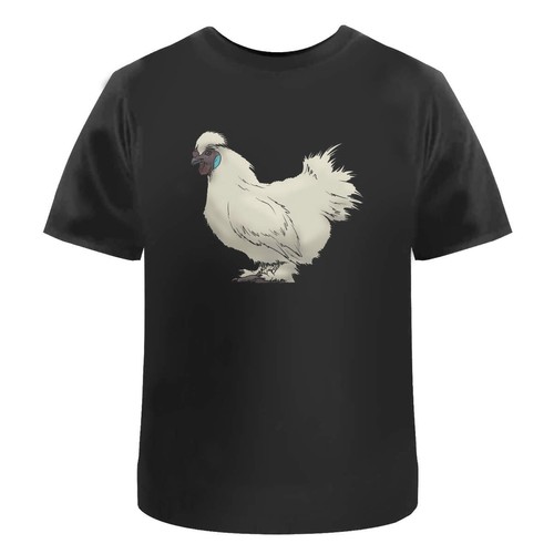 Silkie chicken unisex cotton - 'silkie,
