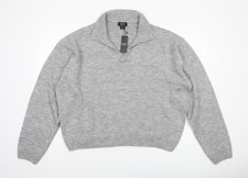 boohooMAN Men Grey Collared