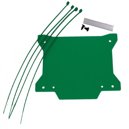 Green number board plate for - number,