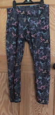RBX Stretch Floral Gym Leggings. Size L