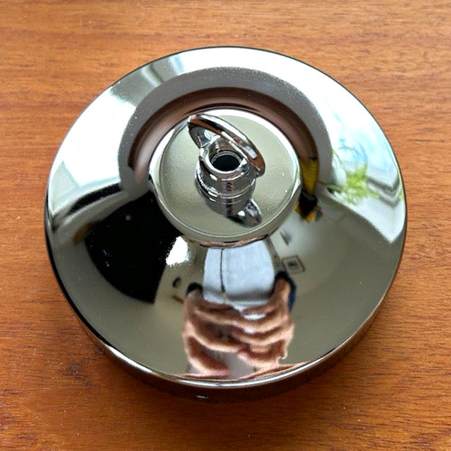Chrome metal ceiling - chrome,