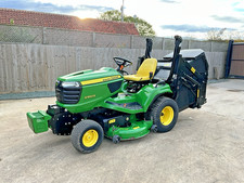 2016 JOHN DEERE x950R DIESEL RIDE SIT ON LAWN MOWER TRACTOR & HIGH TIP COLLECTOR