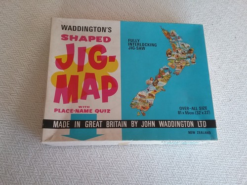 Vintage waddington jig map - vintage,