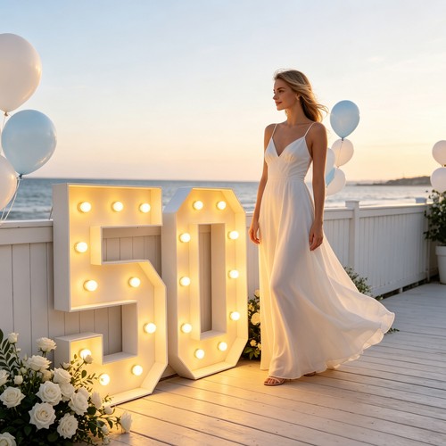 40in marquee light numbers - marquee,