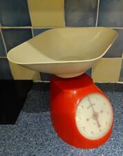 Vintage 1960s Salter Kitchen Scales - Model No 159 Red 10 lbs - Made in England