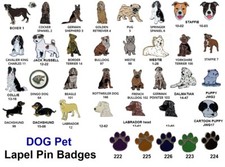 DOG Pet Lapel Pin Badge
