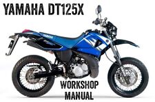 Yamaha DT125R DT125 R DT125RE DT125X  Repair Workshop Service Manual PDF File