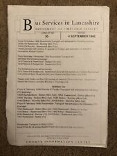 Bus Services in Lancashire