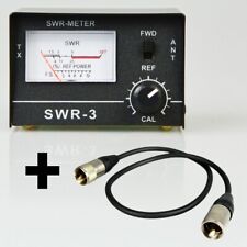 SWR Meter + Patch Lead for CB