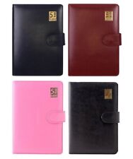 Five (5) Year Undated Diary Leather Look A5 Day Per Page Padded Magnetic Closure