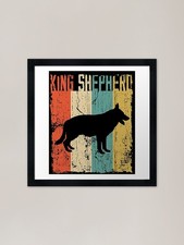 king shepherd Vintage Retro