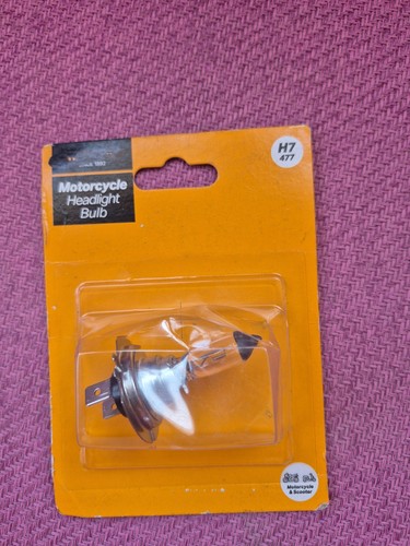 Motorcycle headlight bulb - bulb, h7