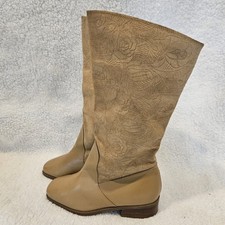 Vtg 90s Markon Tan Suede
