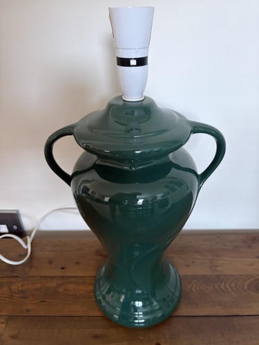 Vintage forest green ceramic - green,