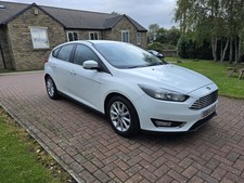 2014 Ford Focus Titanium 1.5 TDCi 5dr Hatchback Manual white FSH Full MOT Euro 6