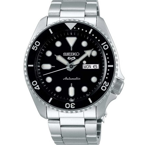 Seiko men silver stainless - silver,
