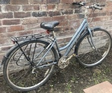 Ladies Ammaco Serenity Town Bike 19” Dutch Bicycle Silver Used